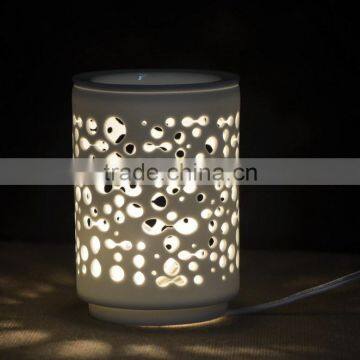 porcelain Electric oil burner and desktop lamp