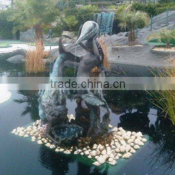 Garden Water Mermaid Fountain photo-4