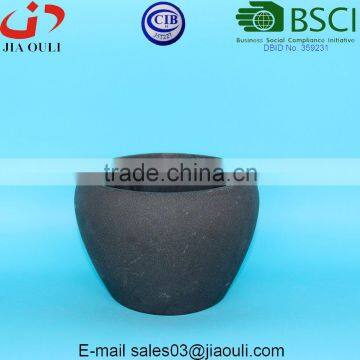 New design Grey sand surface round ceramic garden planters, outdoor flower pots