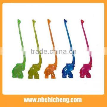8 Pcs Plastic Colorful Swizzle Sticks photo-3