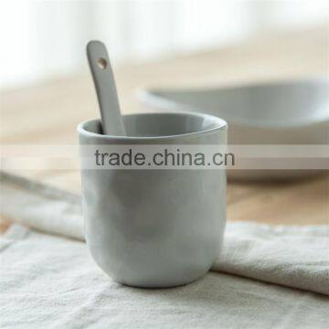 Northern Europe Simple Style Water-Inspired Irregular Shape Porcerlain Dinner Set photo-2