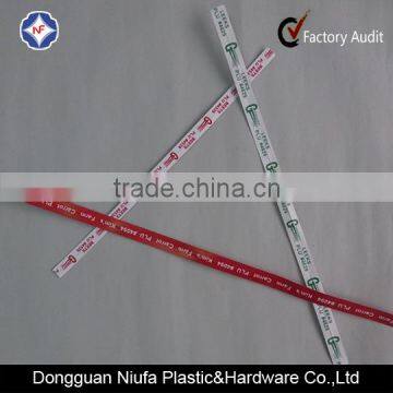 Orange Logo Printed Paper Twist Tie With Wire Core photo-2