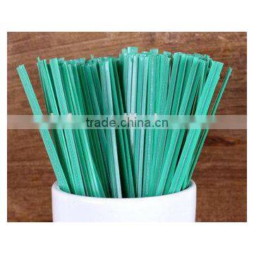 Colorful Plastic Coated With Metallic Wire Twist Ties for Plastic Bag Packing photo-2