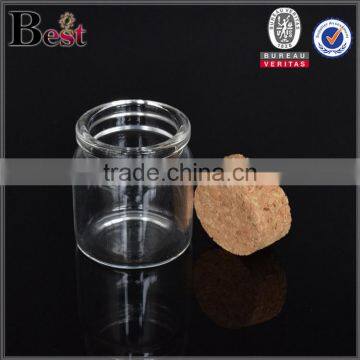 50ml 100ml 300ml Clear Empty Glass Bottle With Cork Good Quality Screen Printing Wholesale Manufacturer photo-6
