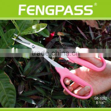 S6-1052 8 Inch Pink PP Handle With Sharpness Stainless Steel Blade Garden Scissor photo-5
