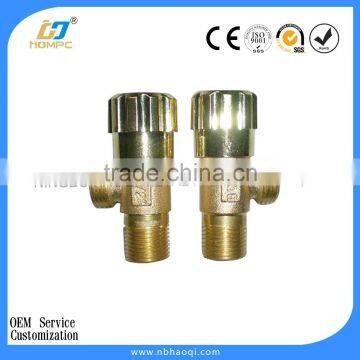 Brass Yellow color water best stop angle valve