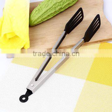 Black 12 Inch Non-slip Food Service Tongs Bread Tongs Wholesale photo-2