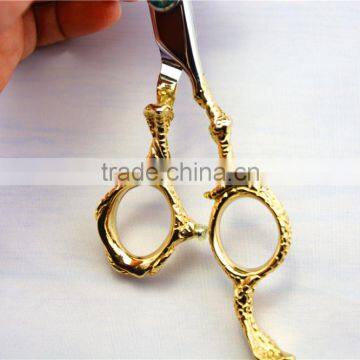 2015 New YF0463Japanese Steel Zodiac Snake Hair Scissor photo-4
