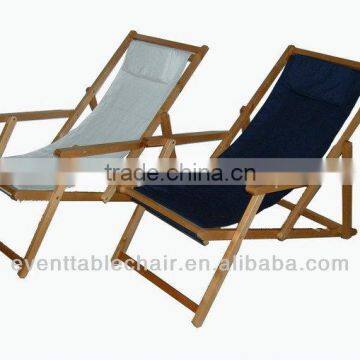 Solid Wood Beach Chair and Folding Chair photo-2