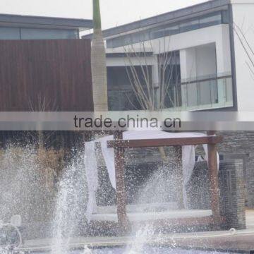 Chinese Factory Made Good Price Outdoor Strand Woven Bamboo Wall Panel Strips in Light Chocolate Color---KE-OS0888