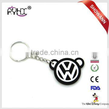 Eco-friendly Custom Logo 3d Pvc Silicone Car Keyring ,high Quality Car Key Chain photo-2