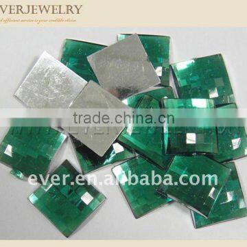 silver back acrylic rhinestone,flat back acrylic stone