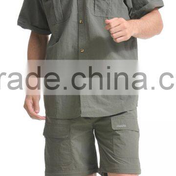 short sleeves mens nylon shirts/custom work shirts