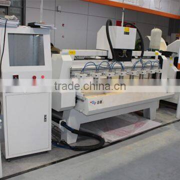 High Efficiency Servo Motor 6 Head Woodworking CNC Router Machine photo-2