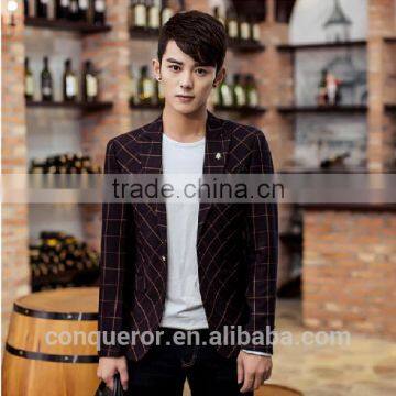 Grid Window Pane Man Suit.BSPL0634 photo-2