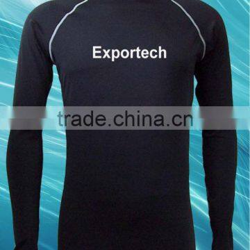 Full Sleeves Compression Shirt Black Color