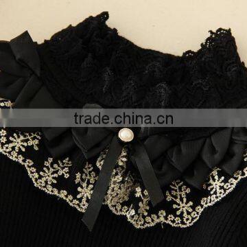 Black Kid Clothes Woolen Sweater Designs for Children 2015 New Hot Sale Guangzhou Kids Clothes/kids Clothing Manufacturer photo-3