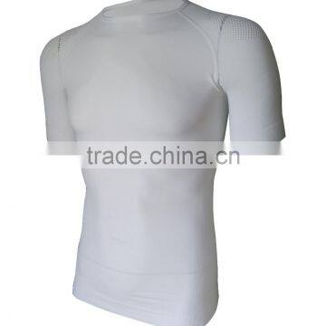 Short Sleeve Men Seamless Underwear Made by Thermocool