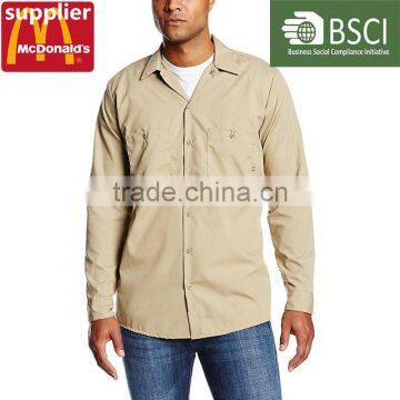 Custom Work Clothes Breathable Shirts American Workwear For Men