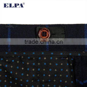 ELPA Fancy Fashion Slimming Check Designer 3 Piece Boys Wholesale Suits photo-4