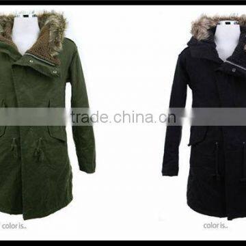 2016 New Design Vogue European Style Fishtail Military Fur Parka Designer Men Winter Coat photo-5