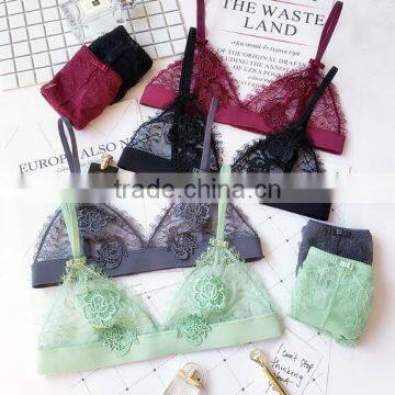Runwaylover 5391 Hot Sale Ladies Sexy Embroider Sexy Bra and Panty Set photo-3