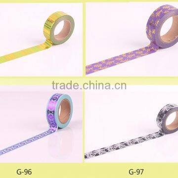 1.5cm*10m Halloween Stamping Japanese Washi Foil Tape photo-4