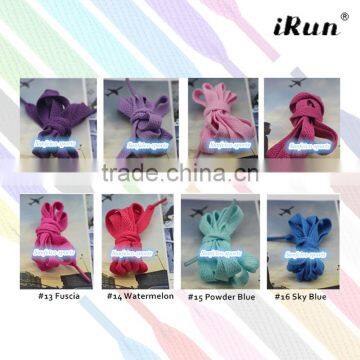 10mm Flat Plain Sneaker Shoelaces~Flat Shoelaces~Fat Shoe Laces~Fat Athletic Shoe Laces~NO MOQ~57 Colors Available~Accept Custom photo-3