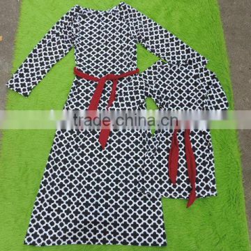 mom and me dress clothes party clothes sets long sleeves dress me and mom machting dress