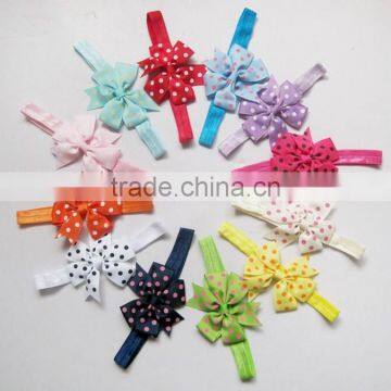 Dot Printed Baby Headband, Fancy Baby Headbands