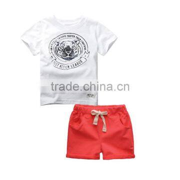 J3614 2017 Fashion Baby Boy Printed T-shirt Shorts Set Wear, Baby Clothes Clothing Set photo-5