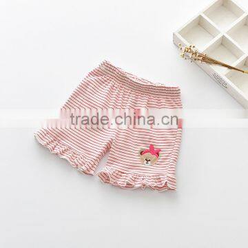 Wholesale Striped Ruffle Shorts for Little Girls photo-4