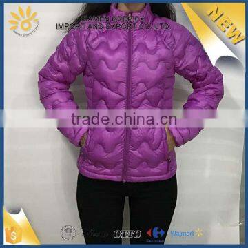 High quality OEM hot sale outdoor repellent warm women padded jacket