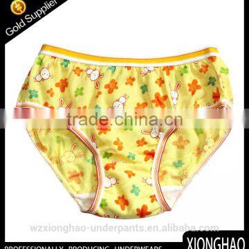 Customized high quality colorful thongs underwear for children