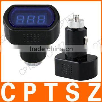 USB Car Voltmeter / Digital Auto Voltage Detector / Battery Voltage Meter Monitor Detector Count photo-3