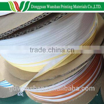 Dongguan printing book binding polyester fabric headband rolls