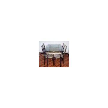 Hot Bending Toughened Furniture Glass Tops Rectangular / Square For Coffee Table