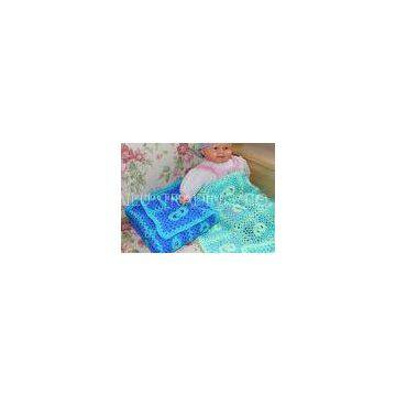 Softer Green Handmade Crochet Blankets Baby Boy Crochet Blue Baby Blanket