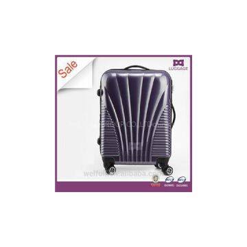 Purple Hard Shell ABS Trolley Bag Luggage