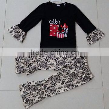 high quality gift embroidery casual girls boutique clothes