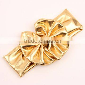 Cute Baby Girls Children Bow Headband Top Knot Headband Lovely Baby Turban Hair Wraps photo-4