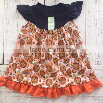 HOT sale comfortable design flutter sleeve baby casual dress