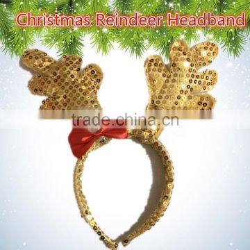 Cheap Christmas Reindeer Antlers Party Headband