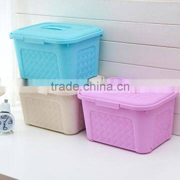 High quality colorful plastic storage box