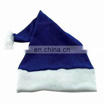 New year santa hats,chritsmas hat/xmas hat blue santa hats