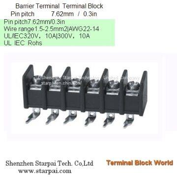 Barrier Terminal Block High Power Automotive Terminal Block Connector/Socket Pitch 7.62mm photo-2