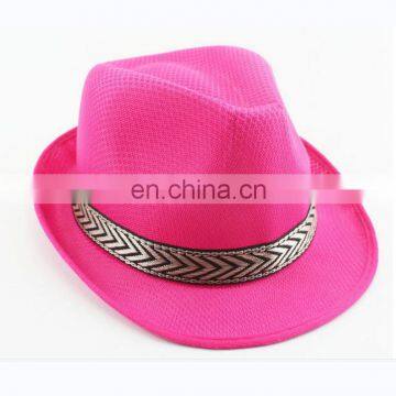 HEN-0056 ladies night hen party pink fedora hat