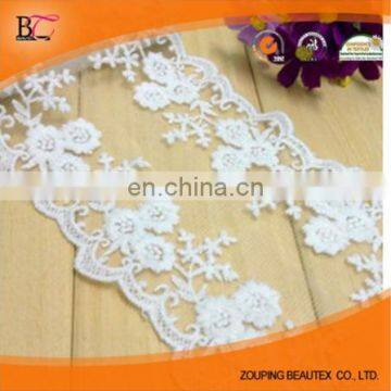 12 cm milk silk cotton lace fabrics Handmade garment accessories diy lace