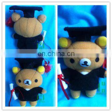 HI CE College graduation little bear plush toy for graduation