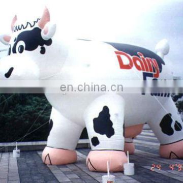 Giant inflatable cartoon,inflatable advertising cowl,inflatable standing cow model